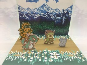 Little Samson NES Nintendo Intro Ending Shadow Box Diorama Cube