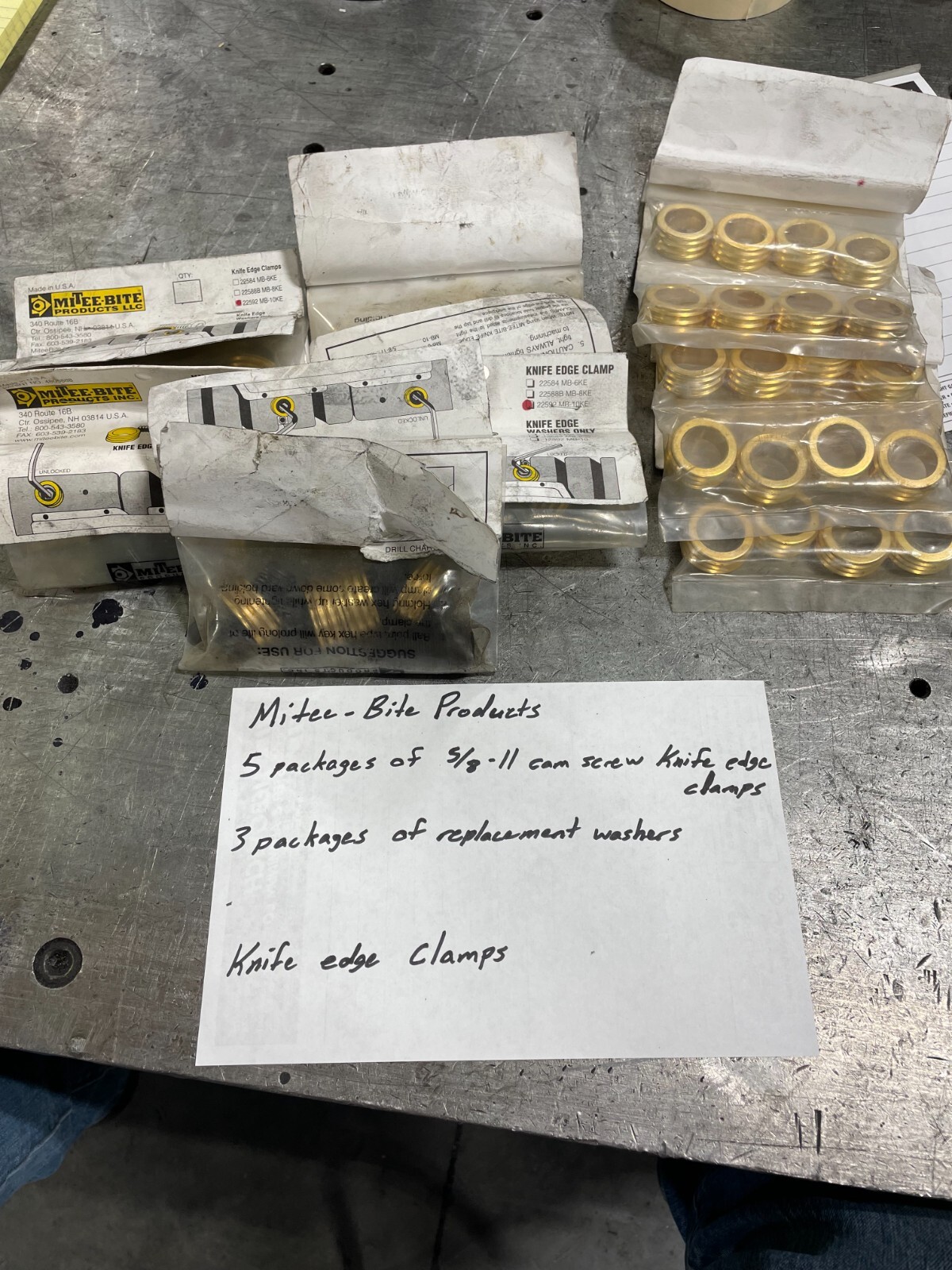 MiteeBite Products Knife Edge Clamps eBay