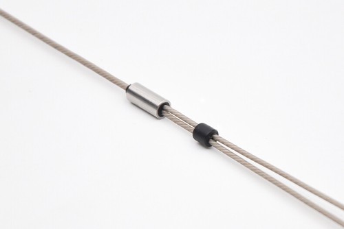 New!! Silver Plated Audio Cable With mic For Sennheiser IE80S IE 80 S IN-EAR - Picture 3 of 4