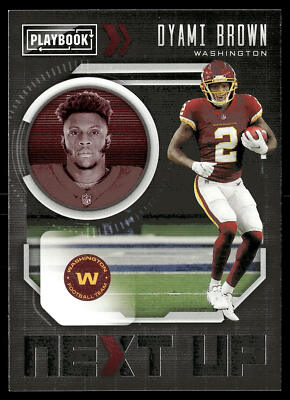 2021 Panini Playbook Dyami Brown #NXT-DBR Next Up