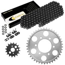 Black O-Ring Drive Chain & Sprockets Kit for Kawasaki ZX900 Ninja ZX9R 1998-01