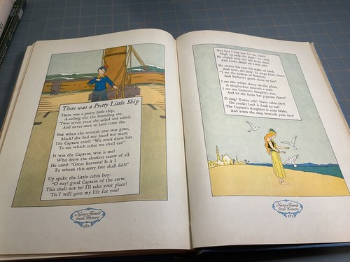 Antique Nursery Friends From France HB Color Illustrations Victorian 1927 Child - Imagen 19 de 19