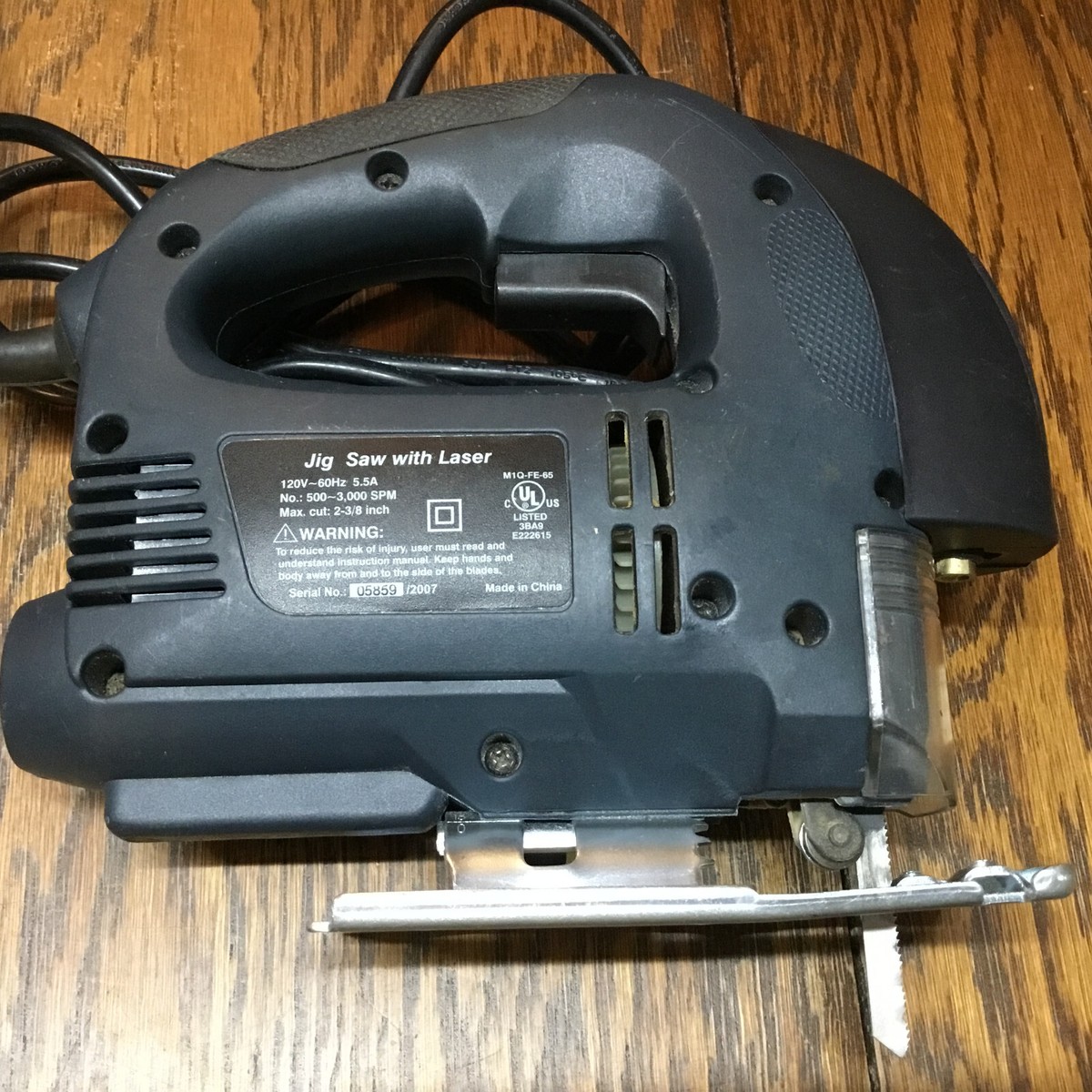 King Craft 5.5 Amp Variable Speed Orbital Jigsaw with Laser
