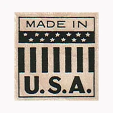 Mounted Rubber Stamp, Made In USA Stamp, Handmade Stamp, MADE IN USA, Packaging