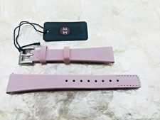 New Michele CSX33 DECO SEREIN 16mm Light Pink Satin Watch Strap - France