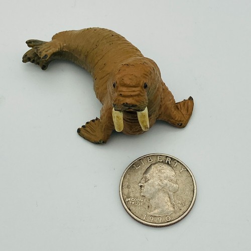 Safari LTD Walrus Mini Animal Figure Small 2” Sea Life Realistic Toy Figurine - Picture 6 of 9