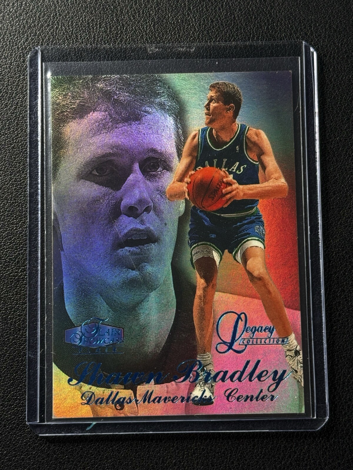 SHAWN BRADLEY 1997-98 FLEER FLAIR SHOWCASE #76 ROW 3 LEGACY COLLECTION 66/100