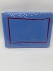 Creative Memories Scrapbook Strap Hinge Album 5x7 Jazzy Blue Foil with 10 Pages