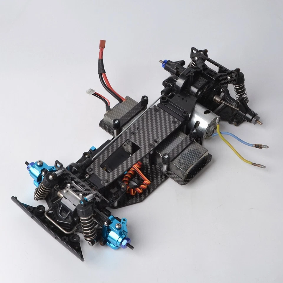 Carbon Chassis Frame Kit for Tamiya TA02 TA02W TA02S TA02SW TA02T Upgrades - Image 4 of 4