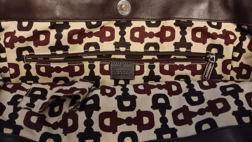 Authentic Gucci GG Monogram Supreme Guccissima Leather Tassels Tribeca Tote Bag - Picture 10 of 17