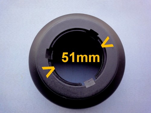 1x Druckbecher Flügelmutter Fester Schüssel mit gummi ring Schwarz - Bild 5 von 7