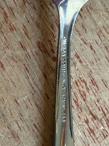 Oneida Community Twin Star Cucchiaino 6-3/4" Cucchiaio Posate Inox Vintage Coppia - Foto 11 di 24