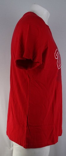 Washington Nationals MLB Majestic Men's Big and Tall Red T-Shirt - Picture 3 of 5