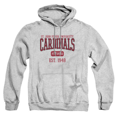 John Fisher Adult Pullover Hoodie Date, Athletic Heather, S-3XL 