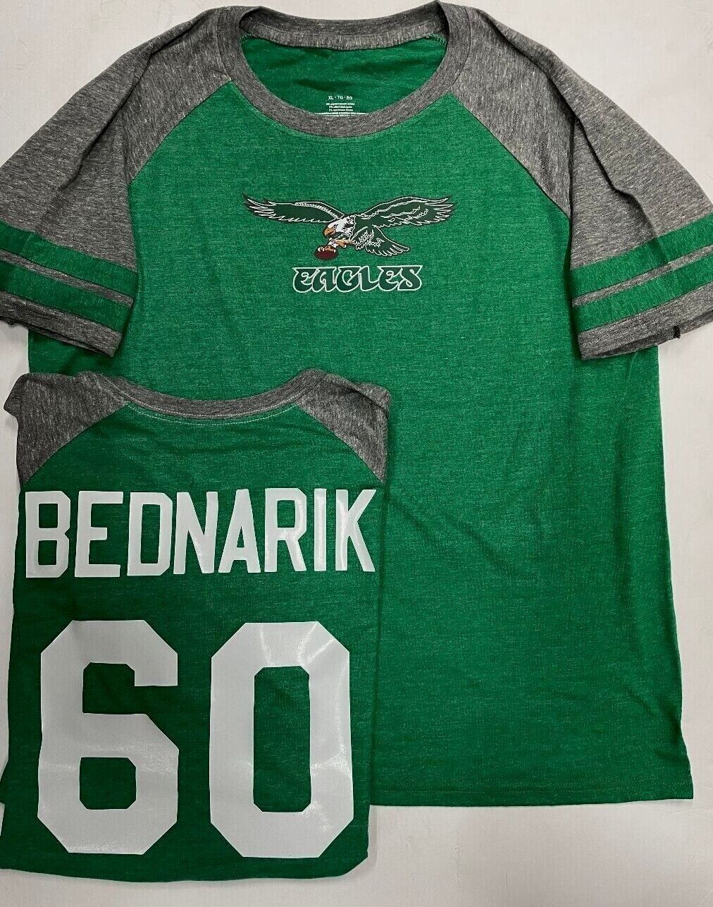 CHUCK BEDNARIK PHILADELPHIA EAGLES JERSEY SHIRT MENS TEAM NFL PICK SIZE NEW