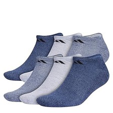 Adidas Men's Athletic Cushioned Low Cut Socks 6-Pack Black White 5156702A NEW