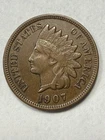 ** 1907 INDIAN CENT-  XF  (UPGRADE THAT SPOT IN YOUR SET)   PRICED TO SELL 🔥 **