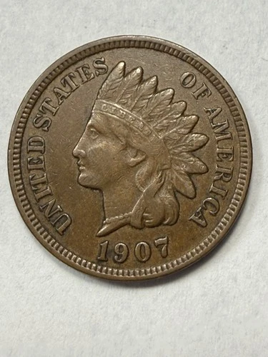** 1907 INDIAN CENT-  XF  (UPGRADE THAT SPOT IN YOUR SET)   PRICED TO SELL 🔥 **