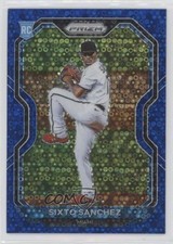 2021 Panini Prizm Blue Donut Circle Prizm 95/199 Sixto Sanchez #86 7s2
