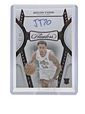2024-25 Flawless Jaylon Tyson Ruby Rookie Auto /15