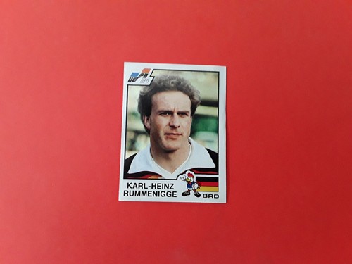 Panini FOOTBALL ORIGINAL EURO 84 KARL HEINZ RUMMENIGGE DEUTSCHLAND BRD #155