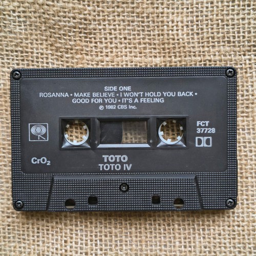 Toto Toto IV Cassette 1982 CBS Vintage Audio Tape Album - Picture 7 of 11