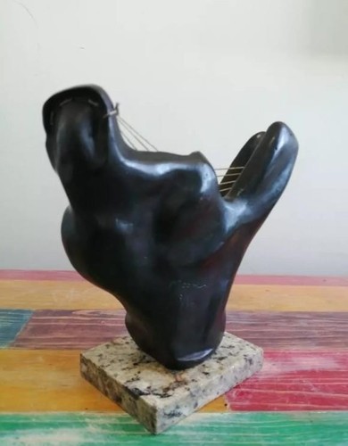 HENRY MOORE BRONZE SCULPTURE " MOTHER AND DAUGHTER TENSE " SIGNED AND NUMBERED - Picture 2 of 6