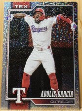 2026 Topps Series 1 ADOLIS GARCIA Sandglitter -TEXAS RANGERS- #318