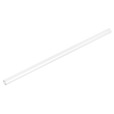 Rigid Round Clear Tubing 7mm ID x 10mm OD x 250mm Length Plastic Tube