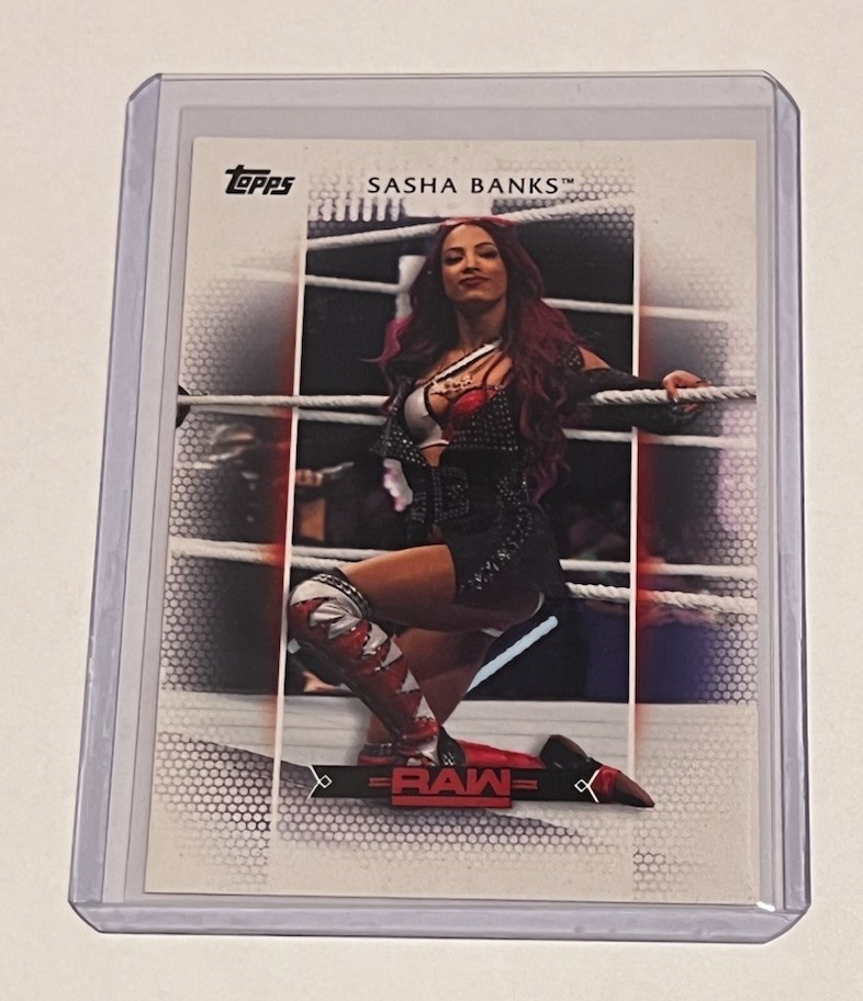 2017 Topps WWE Women's Division Sasha Banks #R-23 Base Set RAW