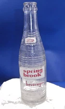 PA6 - 1956 Spring Brook Sheporatis Pittston PA 8 " ACL  7 Oz Soda Bottle