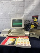 1984 Apple IIc Computer, Monitor, Power Supply, Stand, Floppy Drive, Manual, Etc