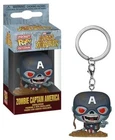 NEW Funko Pocket Pop! Key Chain Marvel Zombie Captain America ~ FREE SHIPPING!