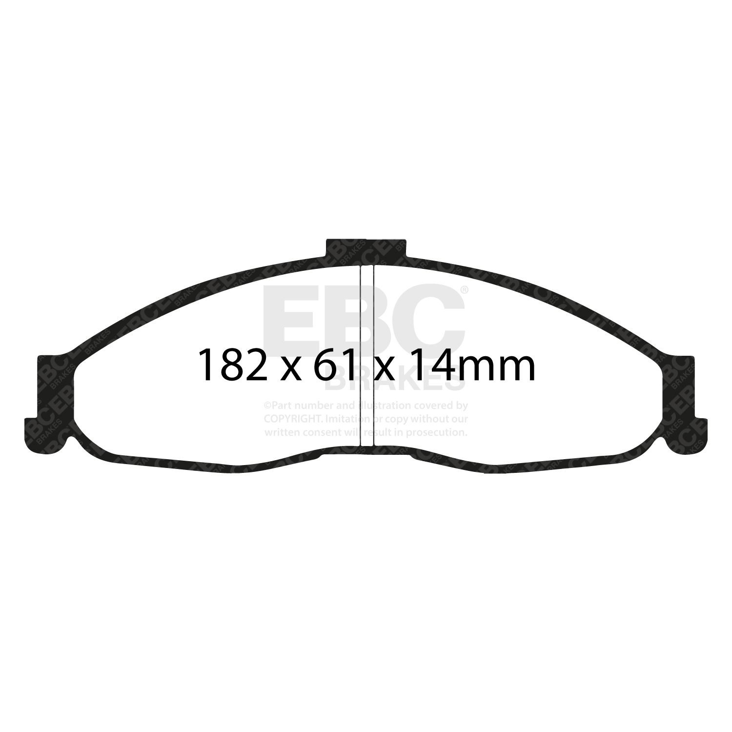 EBC DP31239C BRAKE PAD SET DISC BRAKE Front