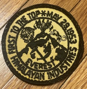 Vintage 50’s Himalayan Industries Mount Everest Expedition Climbing Sew Patch