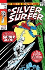 THE SILVER SURFER #14 COMIC BOOK COVER Poster print 11"x17" home decor