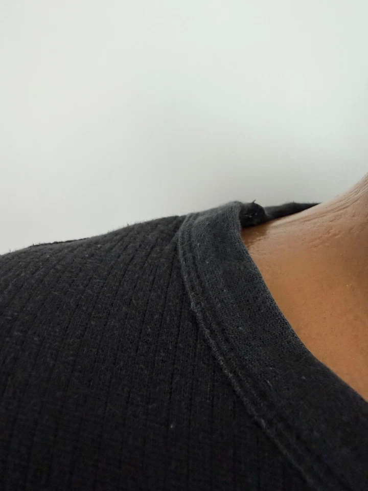 Camisa Térmica Jockey De Colección Hombres XL Apretada Elástica Acanalada Exterior Manga Larga Foto 3 de 4