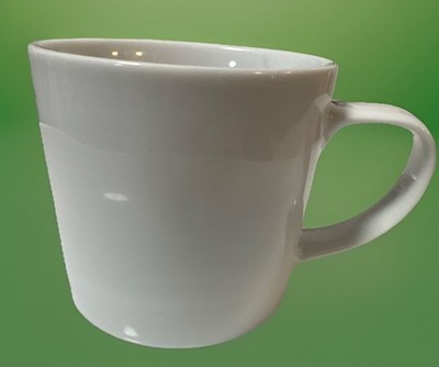 CORELLE coordinates white porcelain coffee mugs set of 2 12 oz