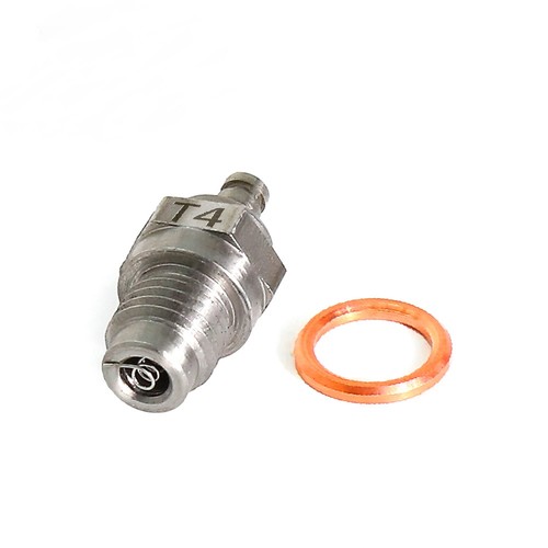 Glow Plug Standard T4 Glow Plug Spark Medium For Nitro Engine RC Car Truck - Picture 9 of 9