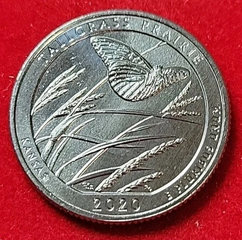2020 W V75 Tallgrass Prairie 25c Quarter Brilliant Uncirculated