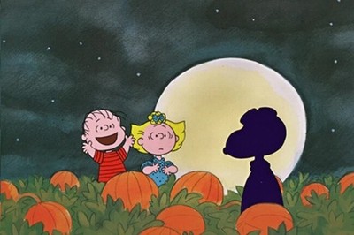 PEANUTS - 5 HALLOWEEN Animation Art Cels Great Pumpkin Snoopy Charlie Brown