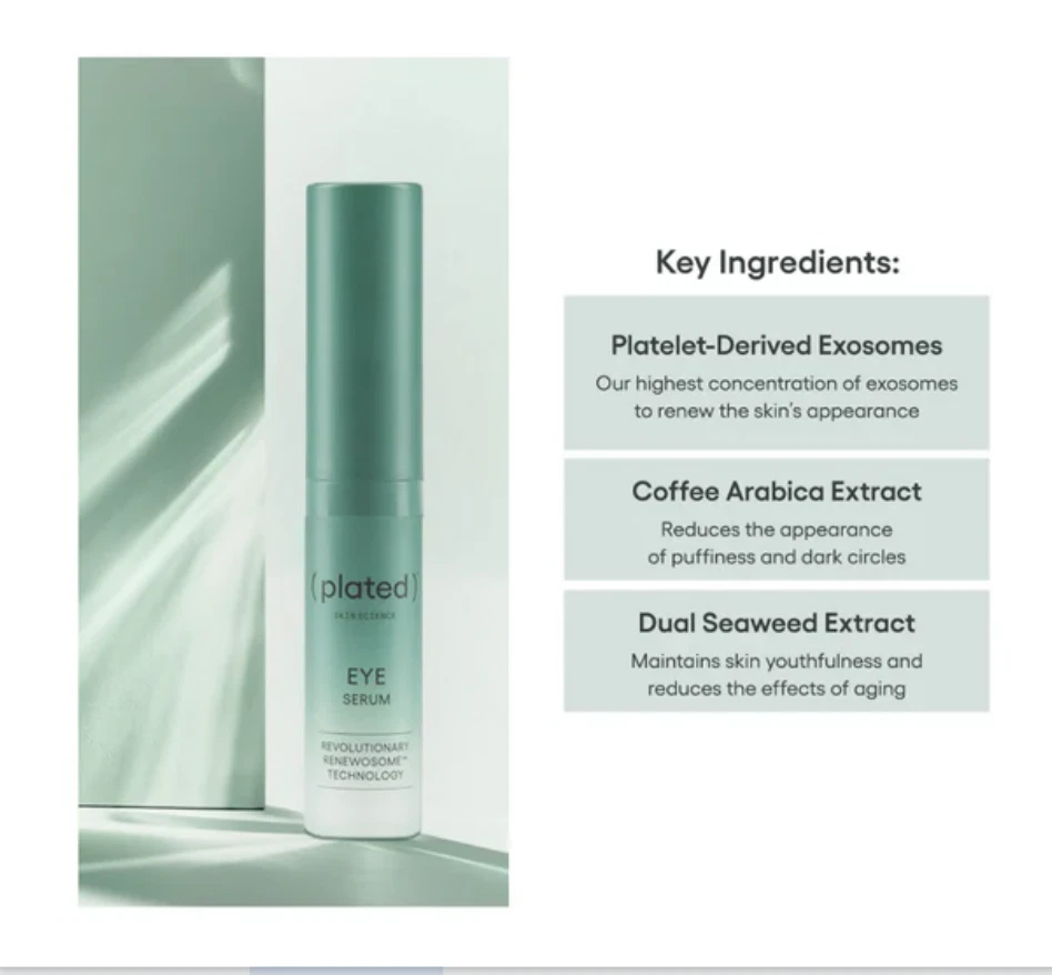 Suero Plated Skin Science EYE (0,27 oz / 8 ml) Foto 2 de 2