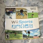 New ListingNintendo Wii Sports Game Disc w/ Sleeve & Manual, NTSC-U/C E 2006 Wii