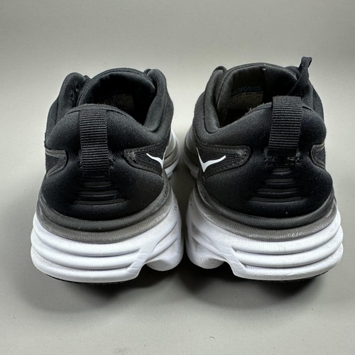 Zapatos Hoka One One Bondi 8 para mujer talla 7 negro blanco cojín máximo para correr 1127952 - Imagen 3 de 10