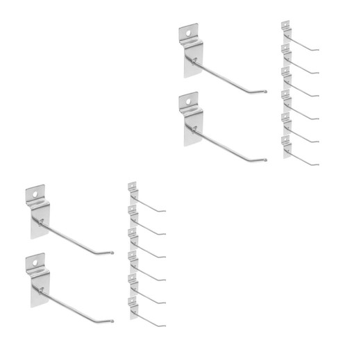 2 Count Slot Hook Resale Hooks for Panel Garage Shop Retail Display - Picture 10 of 12