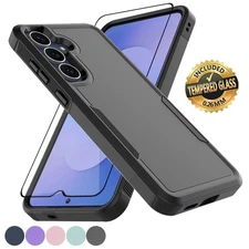 For Samsung Galaxy S25 FE Case Phone Cover Shockproof Rugged + Screen Protector