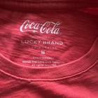 Lucky Brand Coca-Cola Red & White Logo Graphic T-Shirt, Soda Theme, 2022 — photo 3