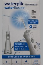 Waterpik Cordless Plus Water Flosser with 4 Flossing Tips, Rechargeable - White