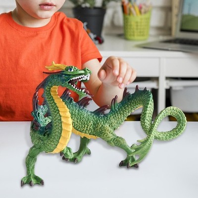 Chinesischer Drachen Figur Drachenmodell pädagogisch handbemalt realistisches Modell