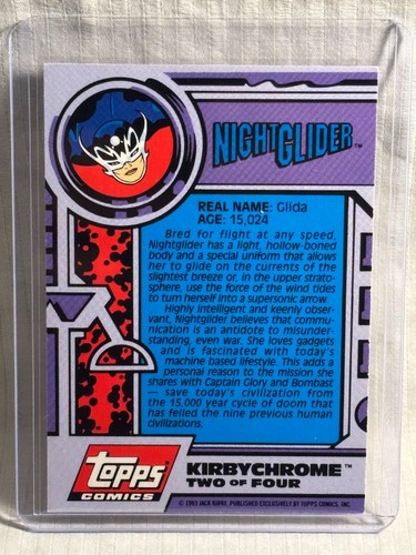 1993 Topps Comics Kirby Chrome - Bild 4 von 4